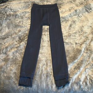 Winter Warm Elastic Leggings  (Navy Blue) Women Winter Leggings